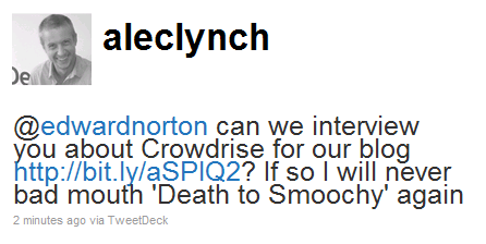 crowdrise twitter