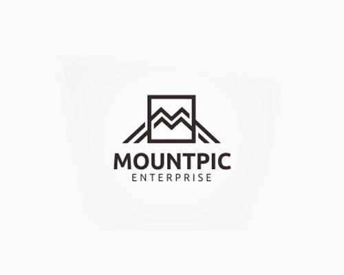 Mountain Logo Design by Danoen