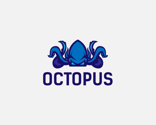 Octopus Logo Design by Eightylogos