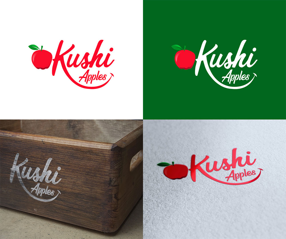 Red Apple Logo Design by Sergio Coelho