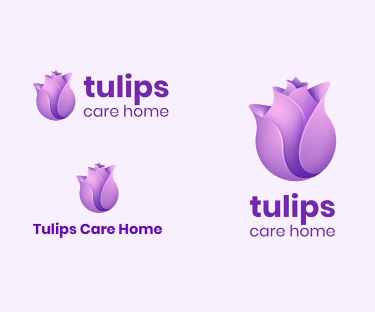 Tulips Logo Design by Pablo Di Filippo