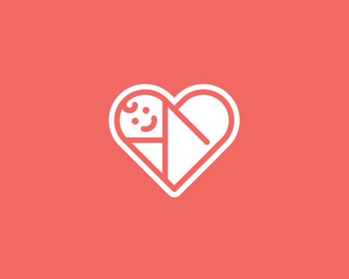 Heart Baby Logo by Grant Burke