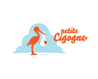 Stork Logo Design by Janmouse