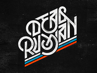 Retro Lettering Logo Design by Alexander Shimanov