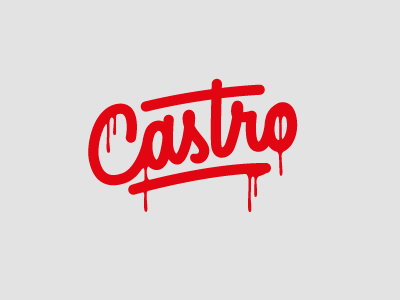 Red Graffiti Logo Design by Oh Snap Grfx