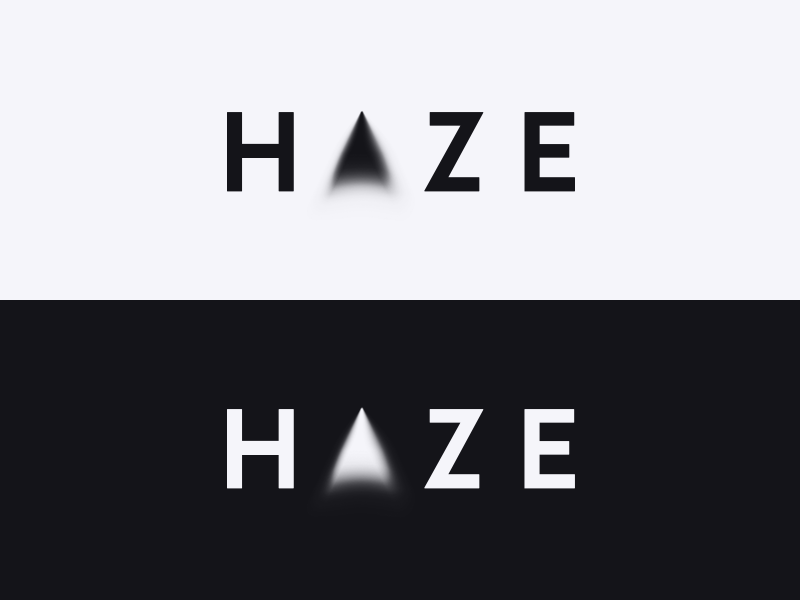 Haze Logo Design by Joachim Fröstl