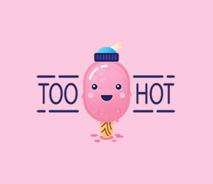 Logo de helado por Manu