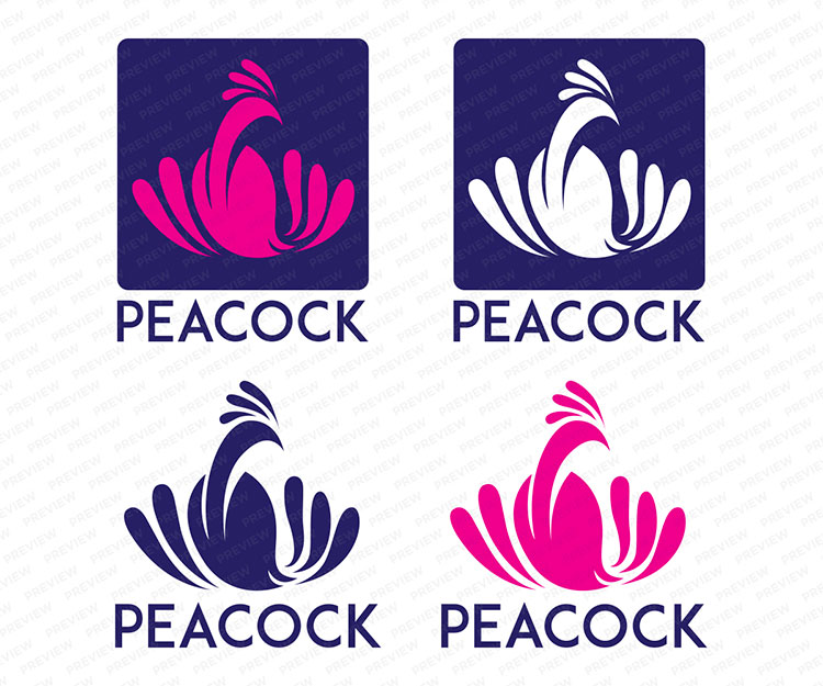 Logo de pavo real por Uniquecsmtl