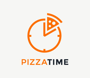 Pizza Logo Design by Miodrag Ristivojevic
