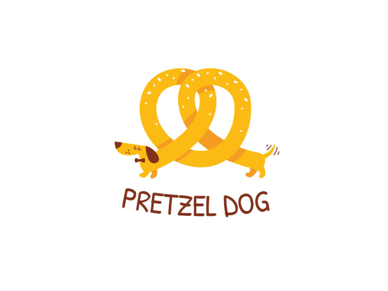 Pretzel Logo Design by Manudesign
