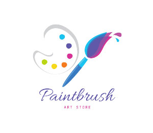 Paintbrush Logo Design by Dalia