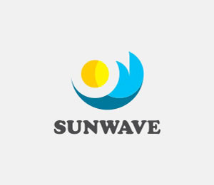 sun and wave logo