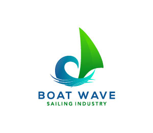 Logo del barco verde por Brandshop