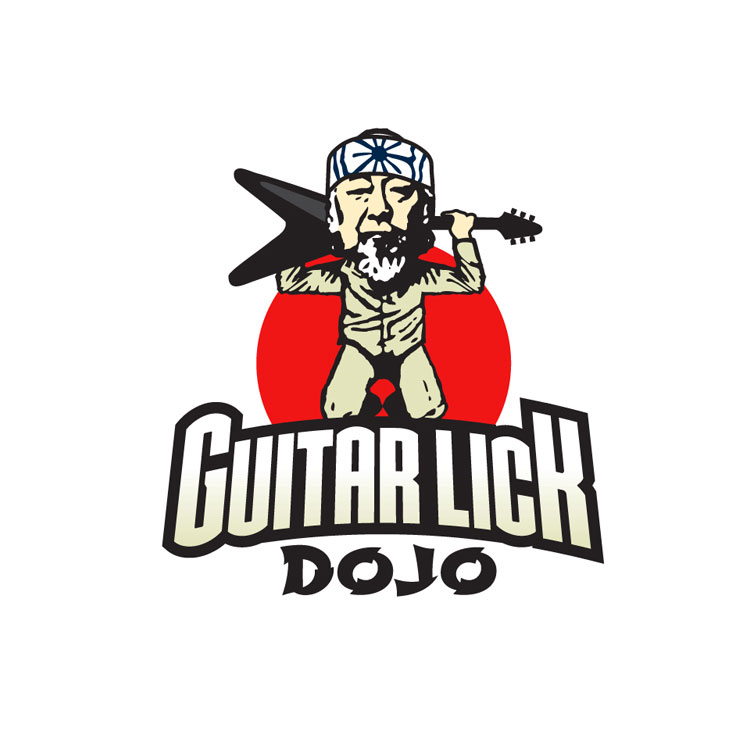 Guitar Logo Design by Bucktornado