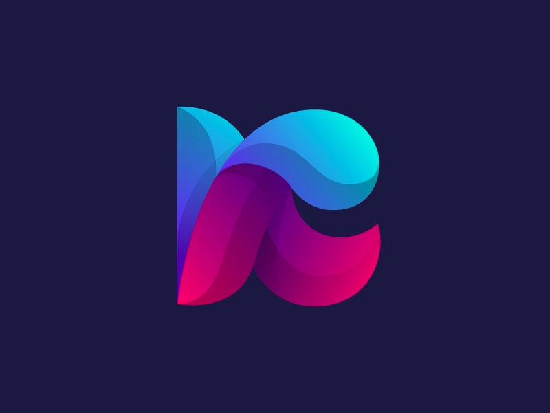 Wave Logo Design by Kakha Kakhadzen