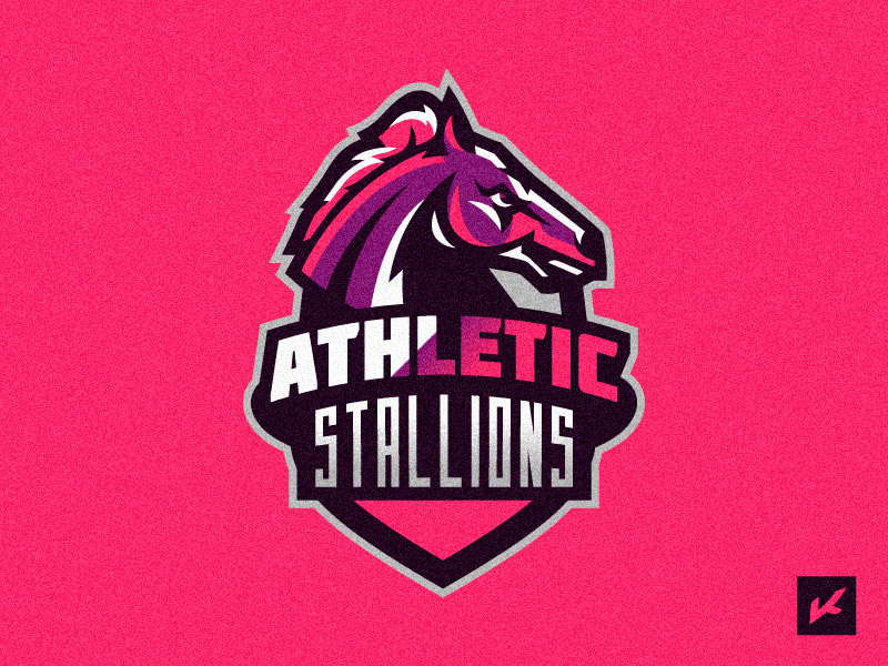 Pink Logo Design by Konstantin Design