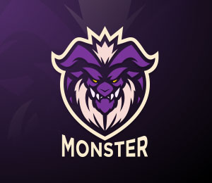 monster logo design