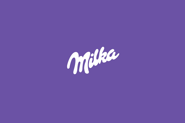 Milka famous brand incorporating purple color