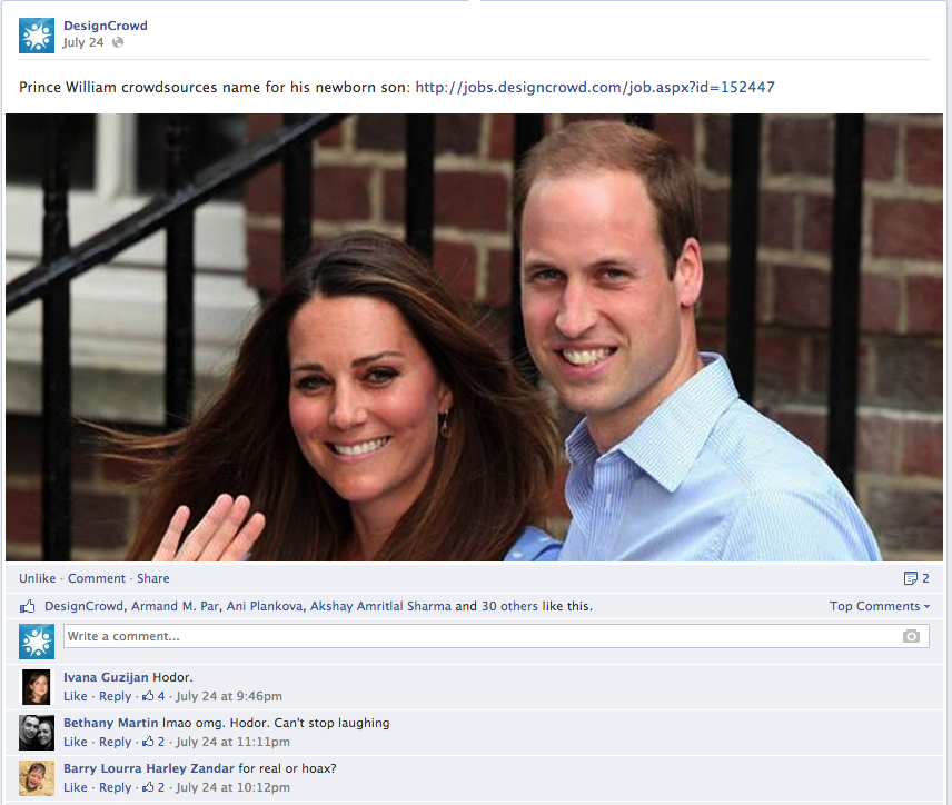 10 Funny Crowdsourced Royal Baby Name Graphics